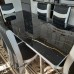 (Код439) Турецький обідній скляний розкладний 3D стіл та 4 стільці